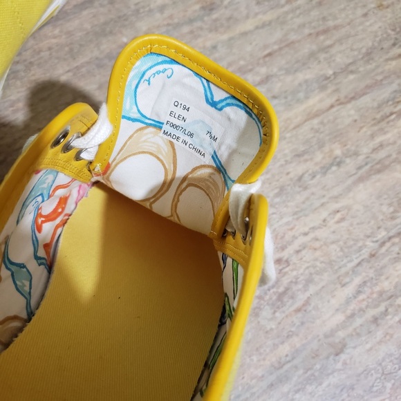 Coach Ellen yellow sneakers - Picture 3 of 8